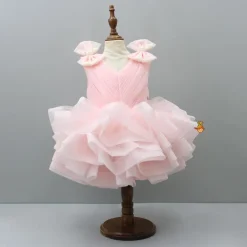 Hot Bows Enhanced Ruffle Layered Net Dress Dresses & Sets | Dresses