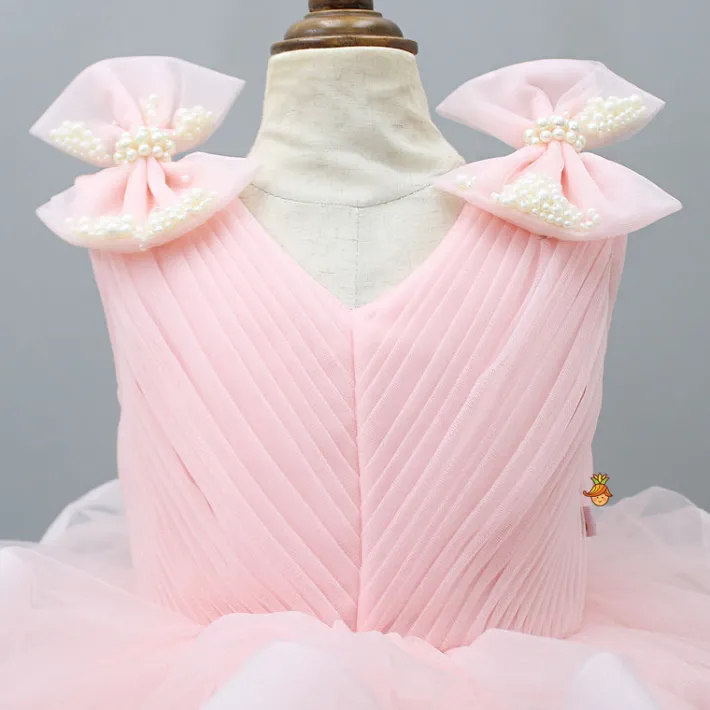 Hot Bows Enhanced Ruffle Layered Net Dress Dresses & Sets | Dresses