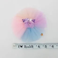 Discount Butterfly Adorned Multicolour Frilly Hair Clip Hair Accessories | Hair Clips