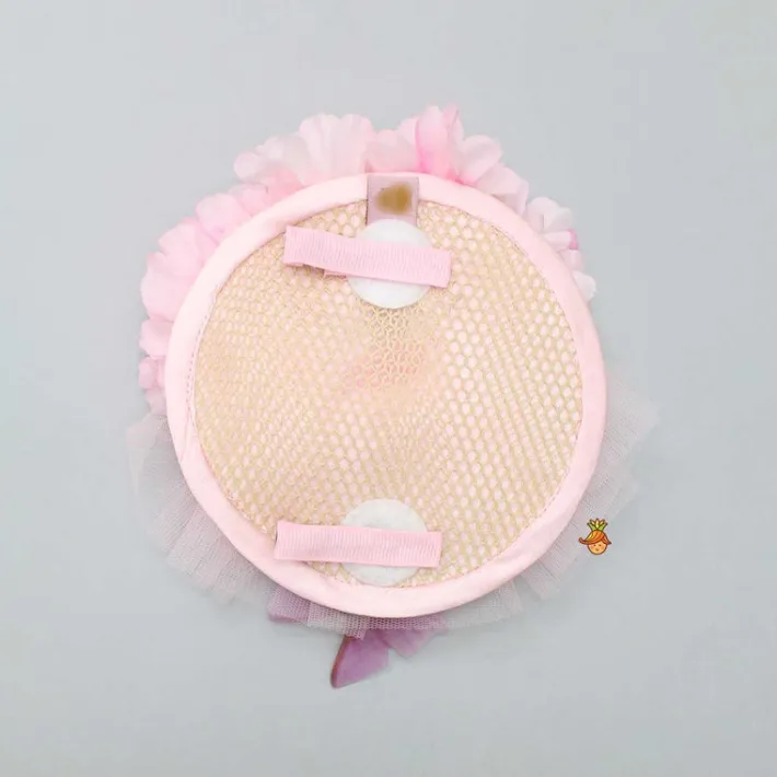 Fashion Butterfly And Floral Embellished Frilly Hair Clip Hair Accessories | Hair Clips