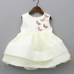 Sale Butterfly Detail Layered Dress With Detachable Back Bow Dresses & Sets | Dresses