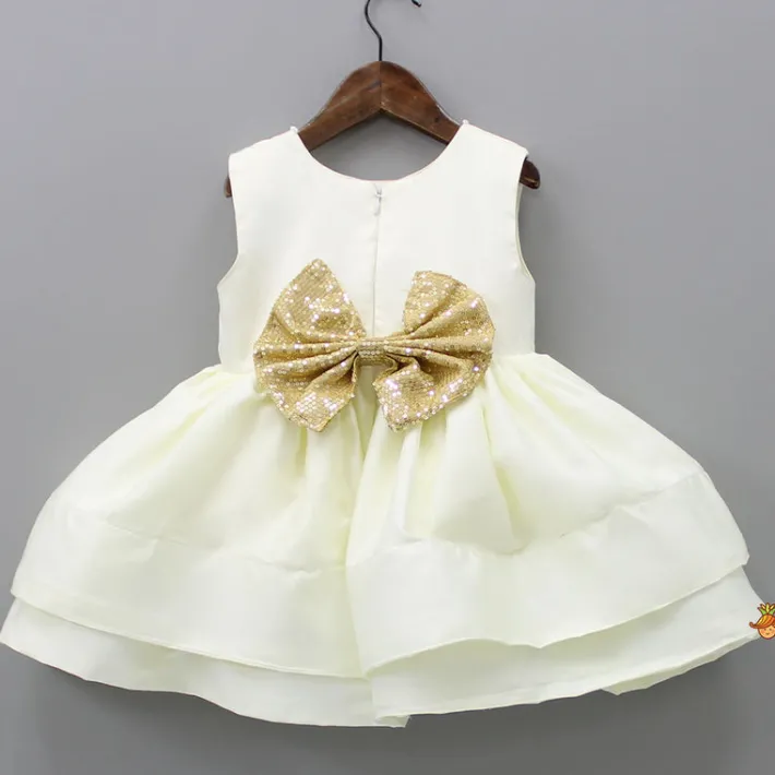 Sale Butterfly Detail Layered Dress With Detachable Back Bow Dresses & Sets | Dresses
