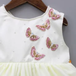 Sale Butterfly Detail Layered Dress With Detachable Back Bow Dresses & Sets | Dresses