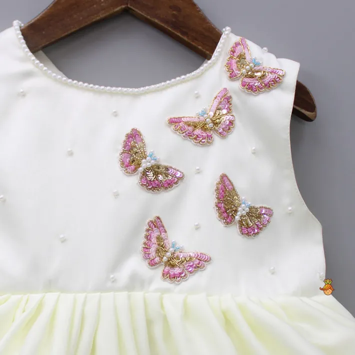 Sale Butterfly Detail Layered Dress With Detachable Back Bow Dresses & Sets | Dresses