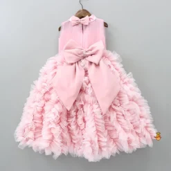 Clearance Butterfly Embellished Ruffle Gown Dresses & Sets | Gowns