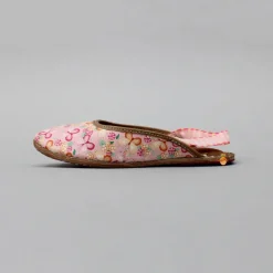 Outlet Butterfly Printed Pink Jutti Shoes