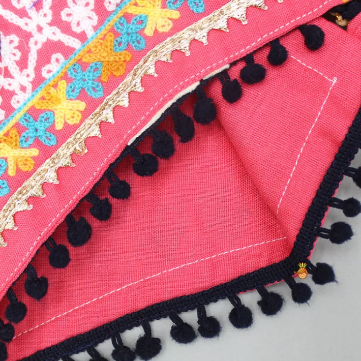 Hot Butterfly Thread Embroidered Top And Multicolour Lehenga Ethnic Wear | Lehengas & Ghagras