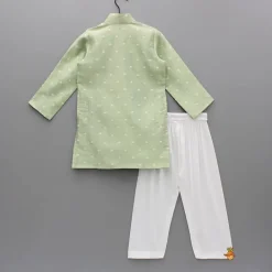 Online Butti Work Kurta And Pyjama BOY Twinning Sets | Indian Ethnic Wear