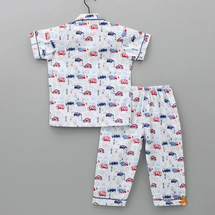 Hot Car Printed Multicolour Sleepwear BOY Sleep Wear | Sleepwear