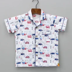 Hot Car Printed Multicolour Sleepwear BOY Sleep Wear | Sleepwear