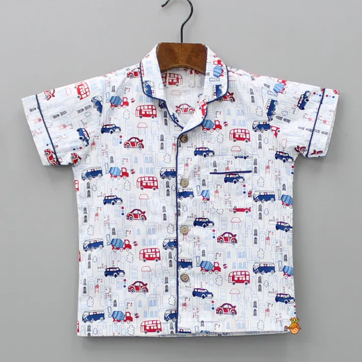 Hot Car Printed Multicolour Sleepwear BOY Sleep Wear | Sleepwear