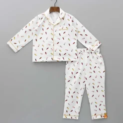 Outlet Carrot Printed Pocket Detail Sleepwear BOY Sleep Wear | Sleepwear