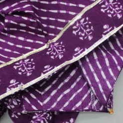 Best Charming Purple Back Knotted Top And Lehenga Twinning Sets | Ethnic Wear