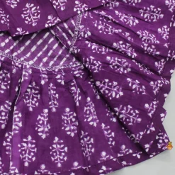 Best Charming Purple Back Knotted Top And Lehenga Twinning Sets | Ethnic Wear