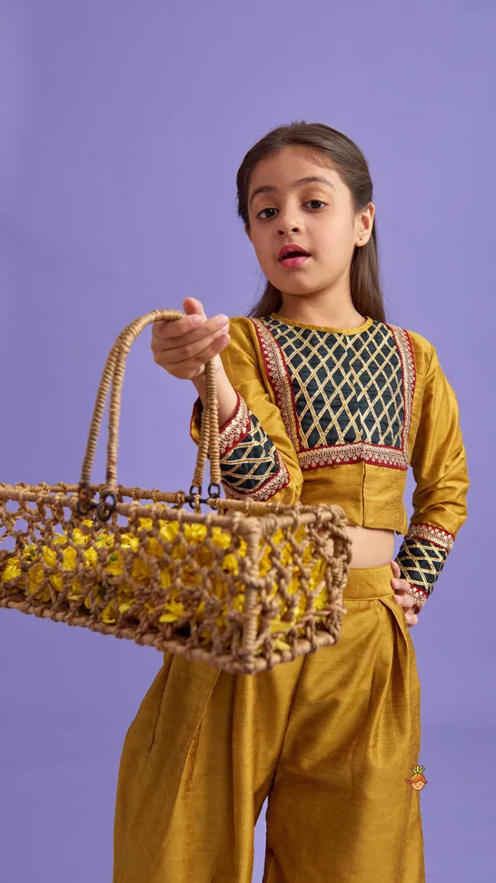 Fashion Classy High Low Top With Palazzo Ethnic Wear | Palazzos & Shararas