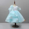 Outlet Cold Shoulder Layered Ruffle Net Blue Dress Dresses & Sets | Dresses