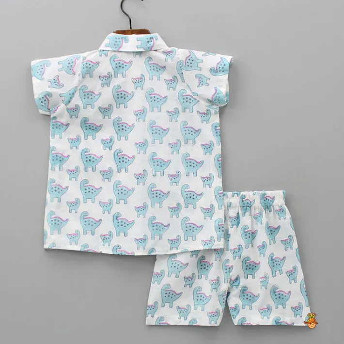 Online Collar Neck Hand Block Printed Front Open Sleepwear BOY Sleep Wear | Sleepwear