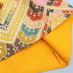 Discount Colour Blocked Embroidered Kurti And Pant With Dupatta Ethnic Wear | Churidars & Salwars