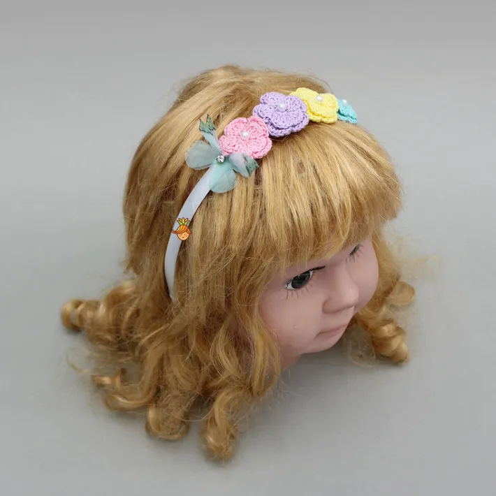 Best Colourful Artificial Flower And Butterfly Embellished Hairband Hair Accessories | Hair Bands