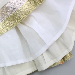 New Cream Embroidered Top And Lehenga With Dupatta Ethnic Wear | Lehengas & Ghagras