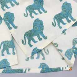 Discount Cream Lion Printed Top And Pyjama BOY Sleep Wear | Sleepwear