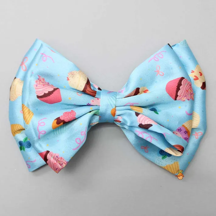 Sale Cup Cakes Printed Bowie Hair Clip Hair Accessories | Hair Clips