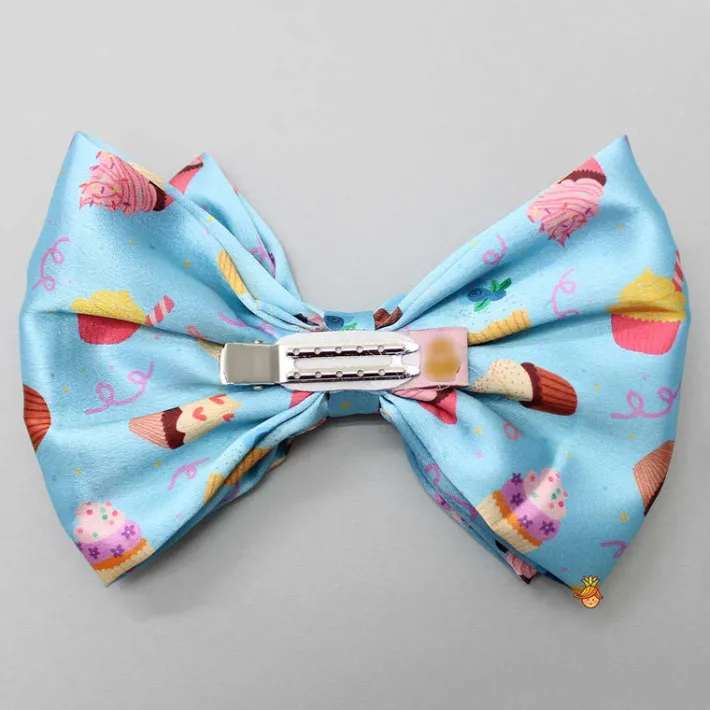 Sale Cup Cakes Printed Bowie Hair Clip Hair Accessories | Hair Clips