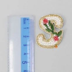 Hot Cut Dana And Beads Embellished S Alphabet Hair Clip Hair Accessories | Hair Clips
