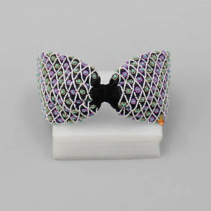 Sale Cut Dana Checks Embroidered Black Hair Band Hair Accessories | Hair Bands
