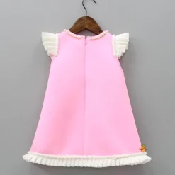 Discount Cute Candy Embroidered Baby Pink Dress With Matching Head Band Dresses & Sets | Dresses