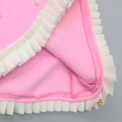 Discount Cute Candy Embroidered Baby Pink Dress With Matching Head Band Dresses & Sets | Dresses