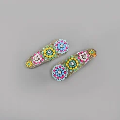 New Cute Floral Beaded Hair Clips Hair Accessories | Hair Clips