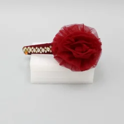 Clearance Cute Floral Maroon Hair Band Hair Accessories | Hair Bands