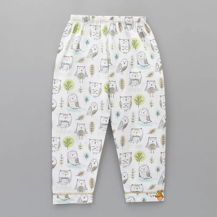 Discount Cute Owl Printed Sleepwear BOY Sleep Wear | Sleepwear