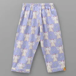 Outlet Cute Printed Lilac Sleepwear Sleepwear
