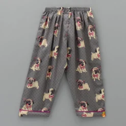 Online Cute Pug Printed Sleepwear Sleepwear