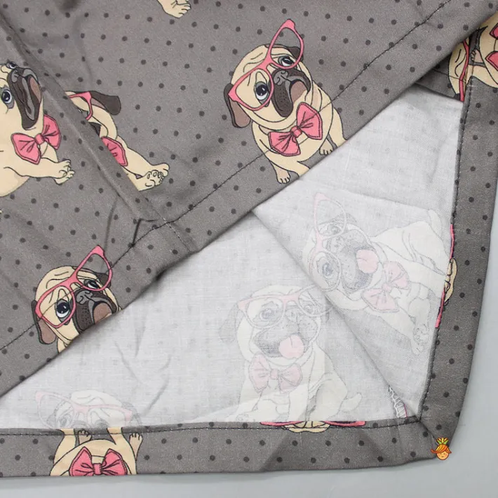 Online Cute Pug Printed Sleepwear Sleepwear