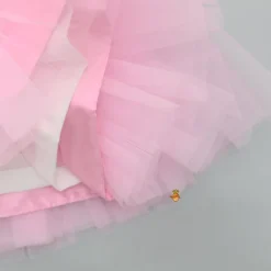 Online Cute Sequin Work Pink Dress With Hair Clip Dresses & Sets | Dresses