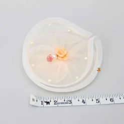 Fashion Cute Twisted Peach Floral Hair Clip Hair Accessories | Hair Clips