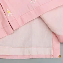 Best Diya Embroidered Peach Kurta And Churidar BOY Twinning Sets | Indian Ethnic Wear