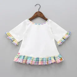 Hot Dress With Angarkha Jacket And Bloomer Baby Essentials | Infant Clothing