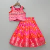 Online Dual Tone Brocade Embroidered Top And Lehenga Ethnic Wear | Lehengas & Ghagras