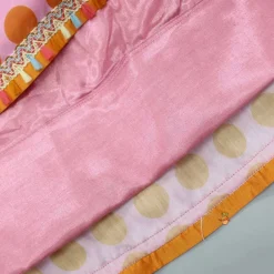 Clearance Dual Tone Dot-Printed Top and Lehenga With Net Dupatta Ethnic Wear | Lehengas & Ghagras
