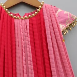 Online Dual Tone Embroidered Cap Sleeves High Low Kurti Ethnic Wear | Kurtis & Jumpsuits