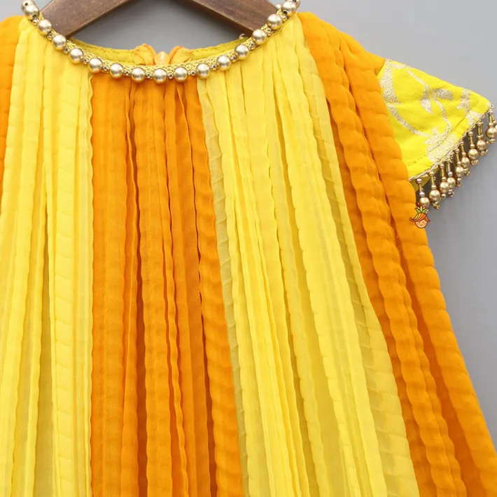 Discount Dual Tone Embroidered Cap Sleeves Kurti Ethnic Wear | Kurtis & Jumpsuits