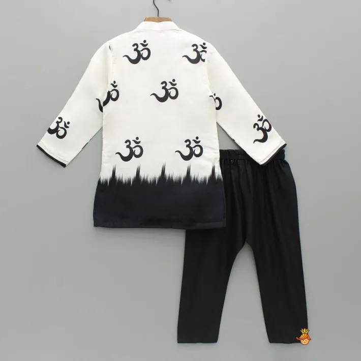 Best Dual Tone Printed Embellished Kurta And Pyjama BOY Indian Ethnic Wear | Ethnic Sets