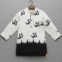 Best Dual Tone Printed Embellished Kurta And Pyjama BOY Indian Ethnic Wear | Ethnic Sets