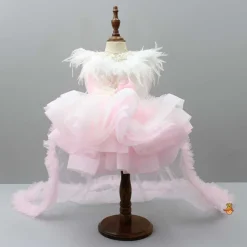 Hot Dual-Colour Princess Net Flared Dress Dresses & Sets | Dresses