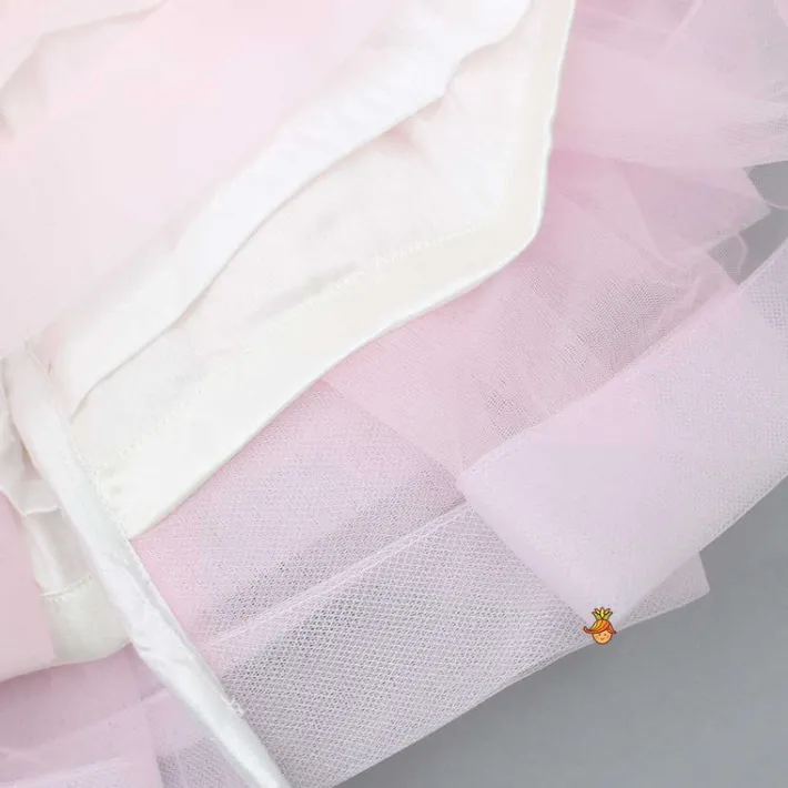 Hot Dual-Colour Princess Net Flared Dress Dresses & Sets | Dresses