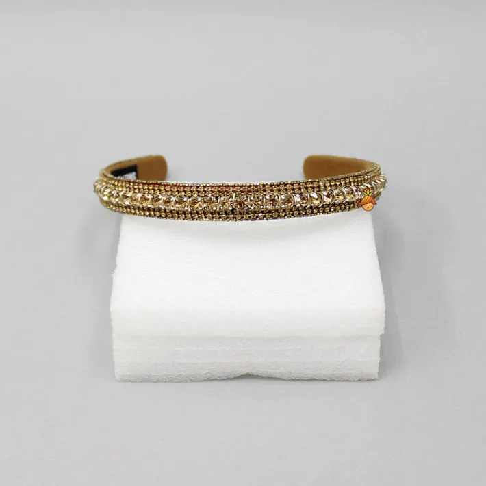 Discount Elegant Artificial Stone Embroidered Hairband Hair Accessories | Hair Bands